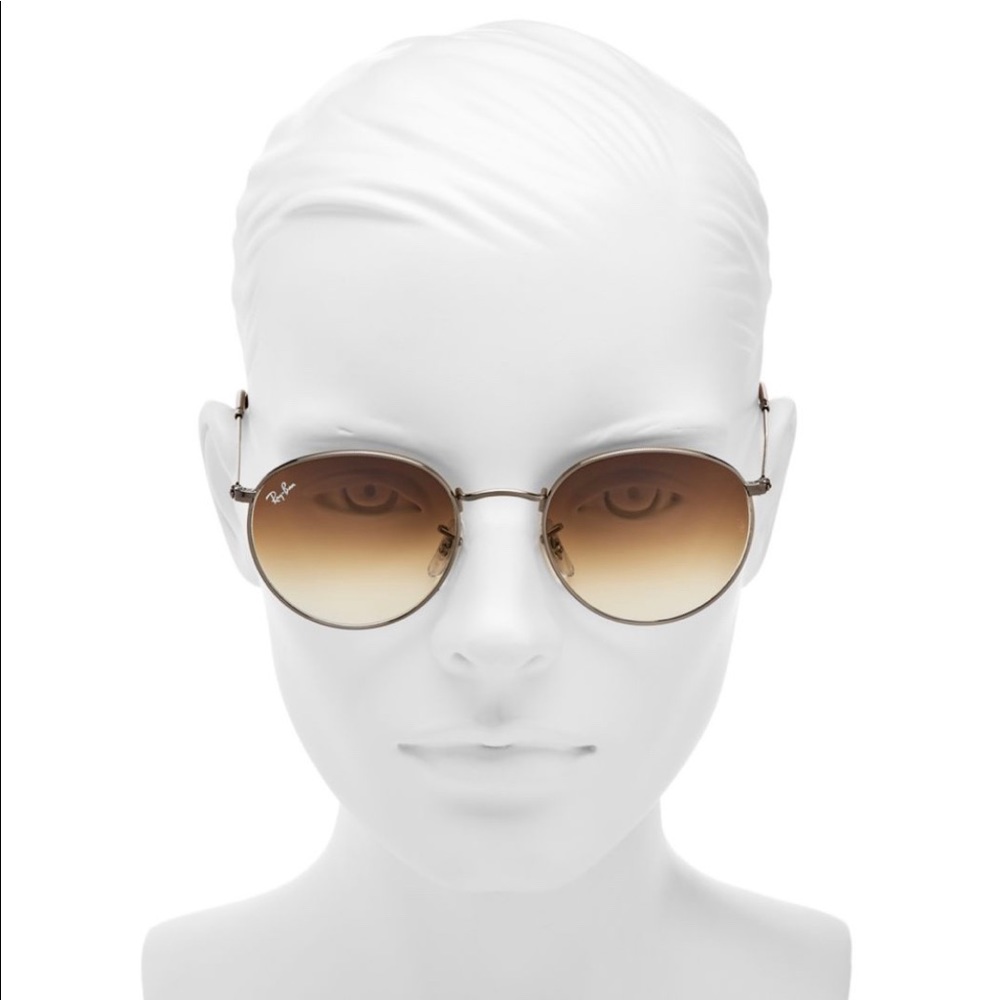 Ray-Ban Unisex Gradient Round Sunglasses, 53mm - Picture 6 of 6